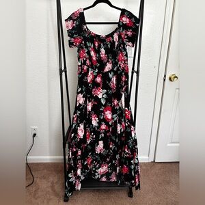High-Low Floral Dress